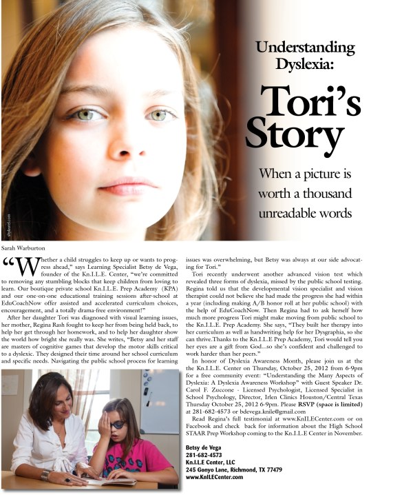 Tori's Story